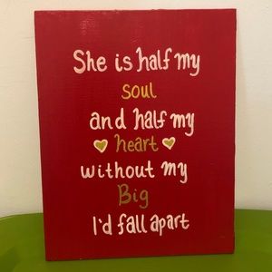 SALE! ❤️ Custom Sorority Big / Little Canvas